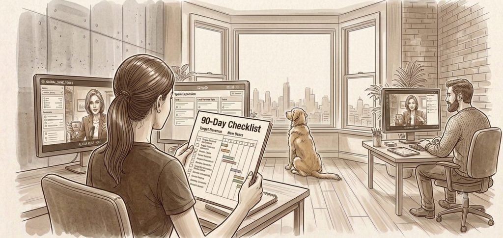 founding marketer 90 day checklist